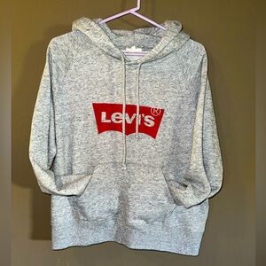 Levi’s Gray Casual Classic Logo Hooded Sweatshirt